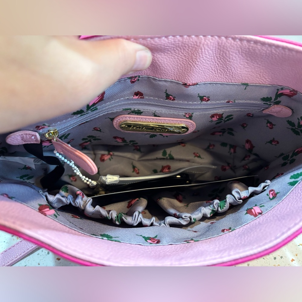 Betsey Johnson Pink Retro Telephone Crossbody Bag โโ Working Handset - Picture 10 of 16